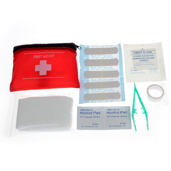 First Aid Kit Red Camping Emergency Survival Bag Bandage Drug Waterproof
