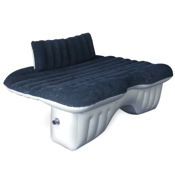 Car Air Mattress Travel Bed  Back Seat Cover Inflatable Cushions Flocking Surface Multifunction for Camping Journey